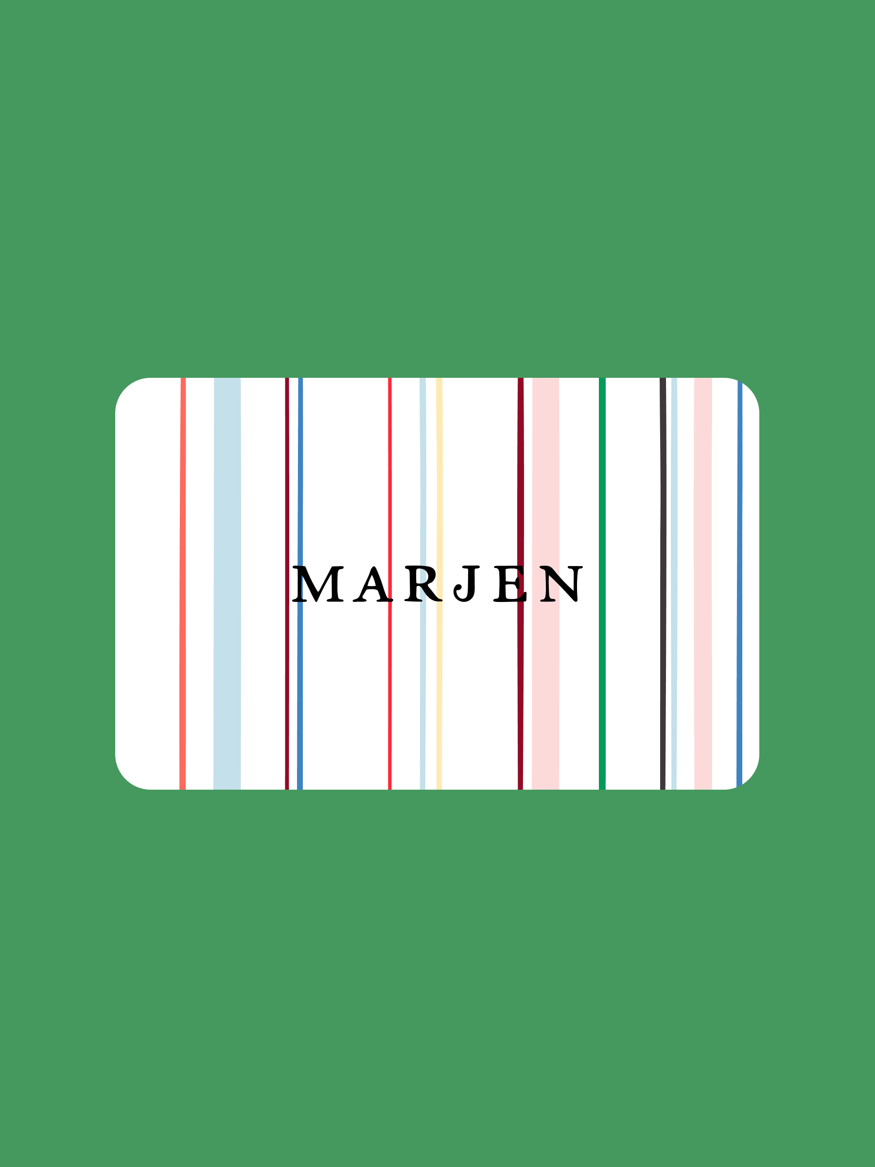 The Marjen Digital Gift Card